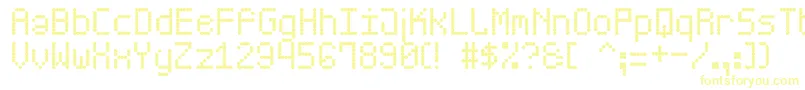 ScoreBoardSt Font – Yellow Fonts