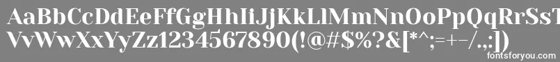 YesevaOne Font – White Fonts on Gray Background