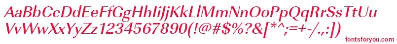 UrwimperialtmedOblique Font – Red Fonts