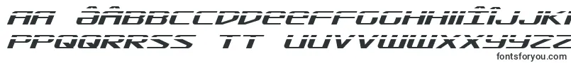 フォントSdfLaserItalic – ルーマニアのフォント