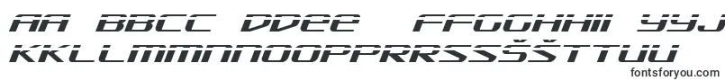 fuente SdfLaserItalic – fuentes lituanas