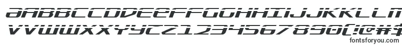 フォントSdfLaserItalic – Sで始まるフォント