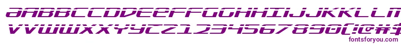 SdfLaserItalic-fontti – violetit fontit