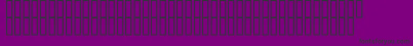 20-Schriftart – Schwarze Schriften auf violettem Hintergrund