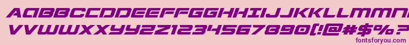 Stardusterexpandital Font – Purple Fonts on Pink Background