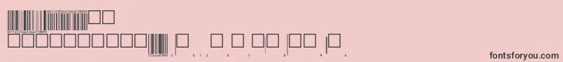 Eanbwrp72ttNormal Font – Black Fonts on Pink Background