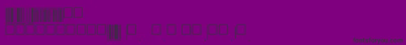 Eanbwrp72ttNormal Font – Black Fonts on Purple Background