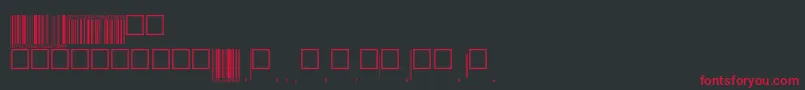 Eanbwrp72ttNormal Font – Red Fonts on Black Background