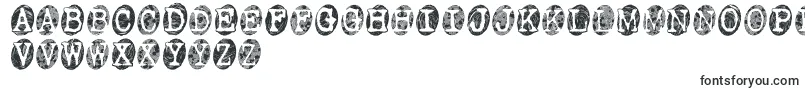 Шрифт PowderfingerSmudged – круглые шрифты