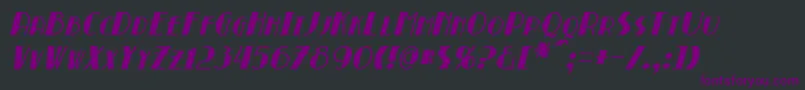 fuente BroadmoorItalic – Fuentes Moradas Sobre Fondo Negro