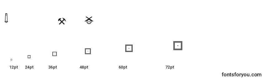 EsriNimaCityGraphicPt Font Sizes