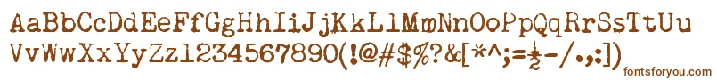 RemingtonNoiseless Font – Brown Fonts
