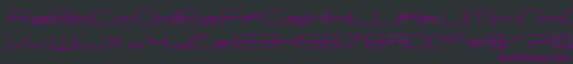 Capacitr Font – Purple Fonts on Black Background