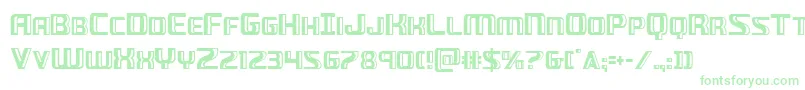 Greaseguncond Font – Green Fonts on White Background