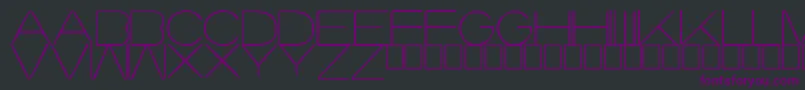 Lourod Font – Purple Fonts on Black Background