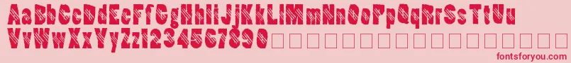 Ripperclaw Font – Red Fonts on Pink Background