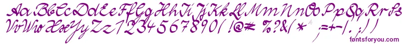 WolgastTwo Font – Purple Fonts on White Background