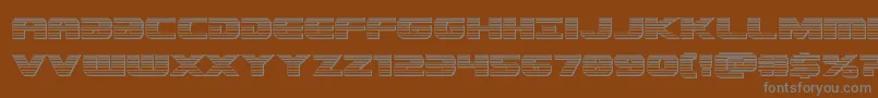 More about Dekarangerplat Font Dekarangerplat Font – Gray Fonts on Brown Background