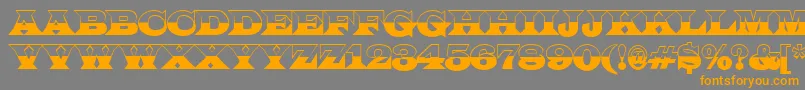 LatinotitulbwRegular Font – Orange Fonts on Gray Background