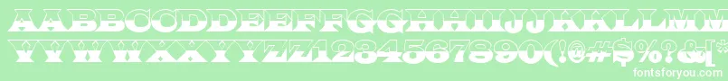 En savoir plus sur la police LatinotitulbwRegular Police LatinotitulbwRegular – polices blanches sur fond vert