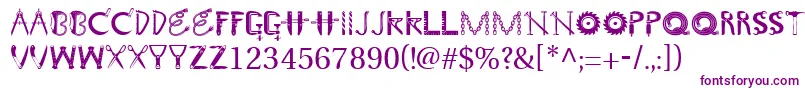 GeTooltime Font – Purple Fonts on White Background