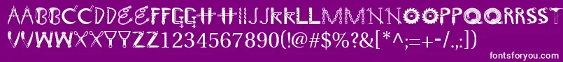 GeTooltime Font – White Fonts on Purple Background