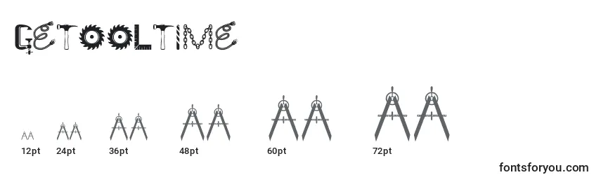 GeTooltime Font Sizes