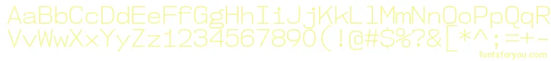 Nk57MonospaceNoLt Font – Yellow Fonts