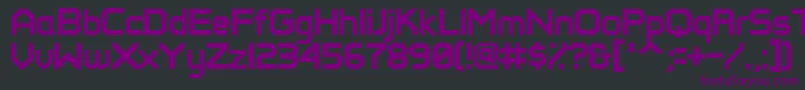 Perfectpixel Font – Purple Fonts on Black Background