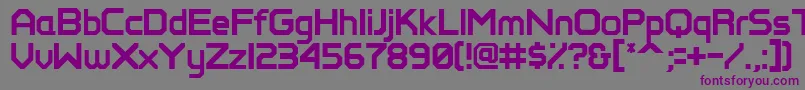 Perfectpixel Font – Purple Fonts on Gray Background