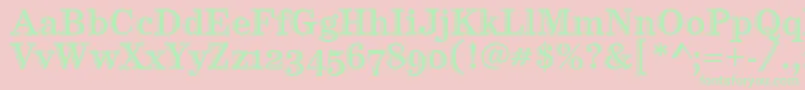 More about CenturyHtldOsItcTt Font CenturyHtldOsItcTt Font – Green Fonts on Pink Background