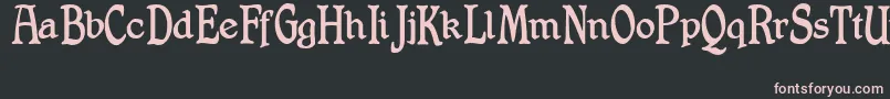 ShrewsburyTitling Font – Pink Fonts on Black Background