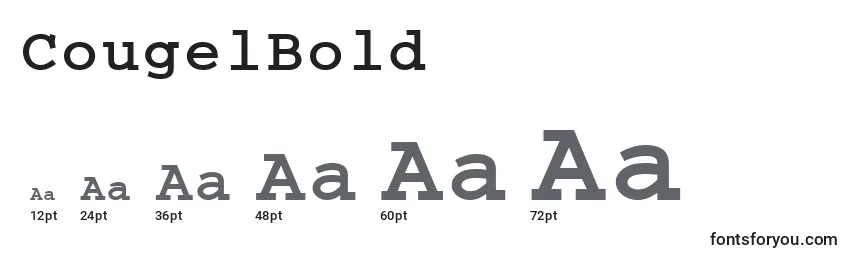 CougelBold Font Sizes