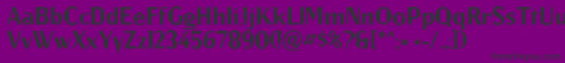 Jagz Font – Black Fonts on Purple Background