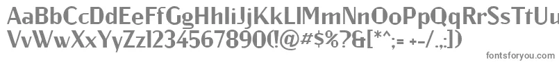 Jagz Font – Gray Fonts on White Background