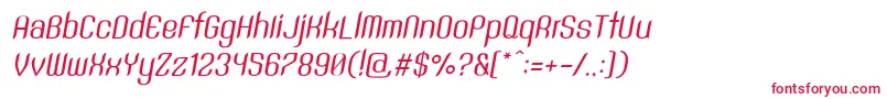 SntAnouvongRegularItalic Font – Red Fonts