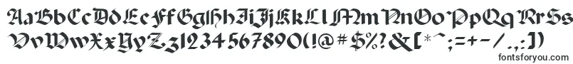 Шрифт GothicrusBold – шрифты, начинающиеся на G