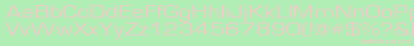 Europe130n Font – Pink Fonts on Green Background