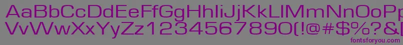 Europe130n Font – Purple Fonts on Gray Background