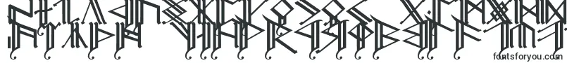 Erebcap2 Font – Black Fonts on White Background