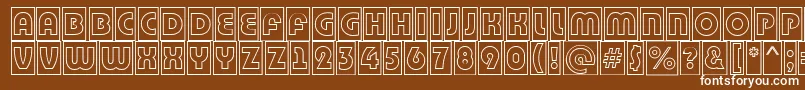 More about BighaustitulcmotlRegular Font BighaustitulcmotlRegular Font – White Fonts on Brown Background