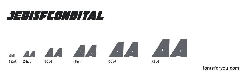 Jedisfcondital Font Sizes
