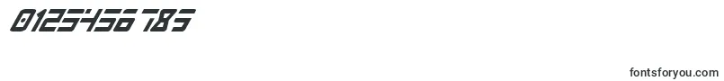 Fonte ProcyonSuperItalic – fontes para números e dígitos