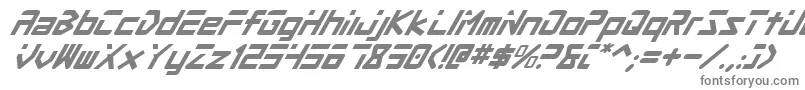ProcyonSuperItalic-fontti – harmaat fontit