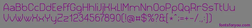 Siml023 Font – Purple Fonts on Gray Background