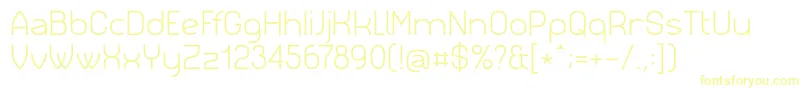 Siml023-fontti – keltaiset fontit