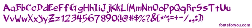 More about BelligerentMadness Font BelligerentMadness Font – Purple Fonts on White Background