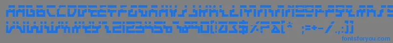 Beambl Font – Blue Fonts on Gray Background