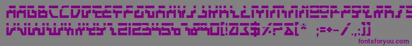 Beambl Font – Purple Fonts on Gray Background