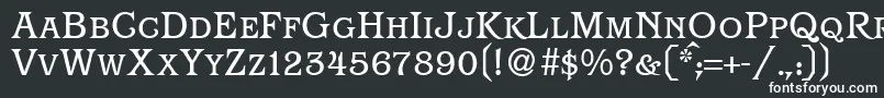 ParagonsmcRegularDb Font – White Fonts on Black Background